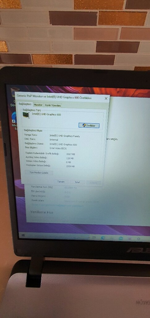 ASUS X507MA 4GB RAM 500GB HDD | Temiz | Uygun Fiyat - 9