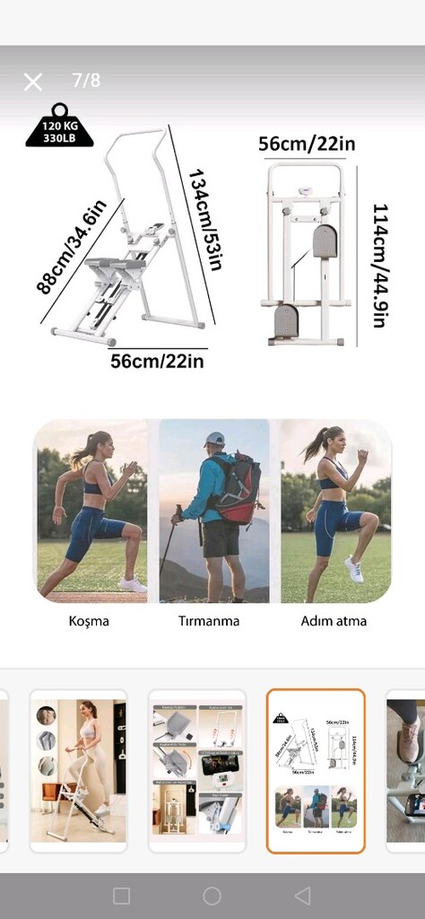 Tırmanma zayiflama spor aleti sıfır - 7