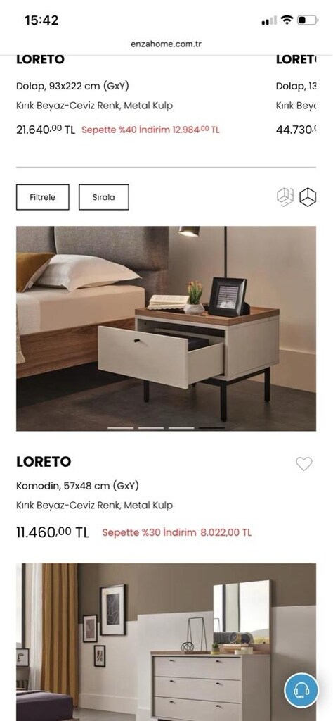 ACİL EnzaHome Yatak Odası Takımı “Loreto” - 8
