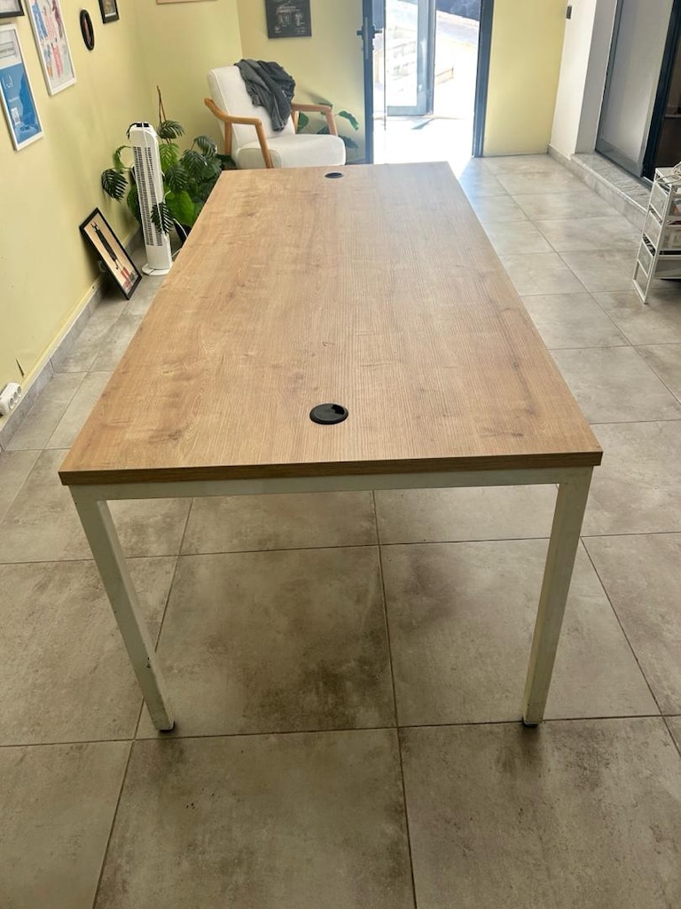 200x90 cm Metal Ayaklı Geniş Ofis / Çalışma / Toplantı Masası - 4