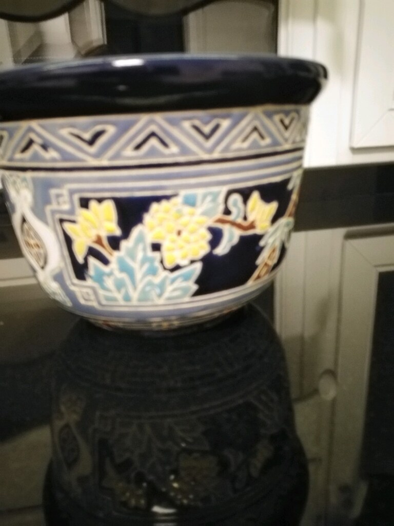 çini vazo veya saksı - 3