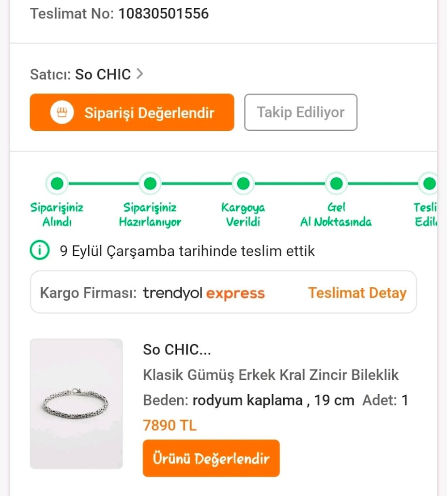 So chic 925 ayar gümüş kral bileklik - 4