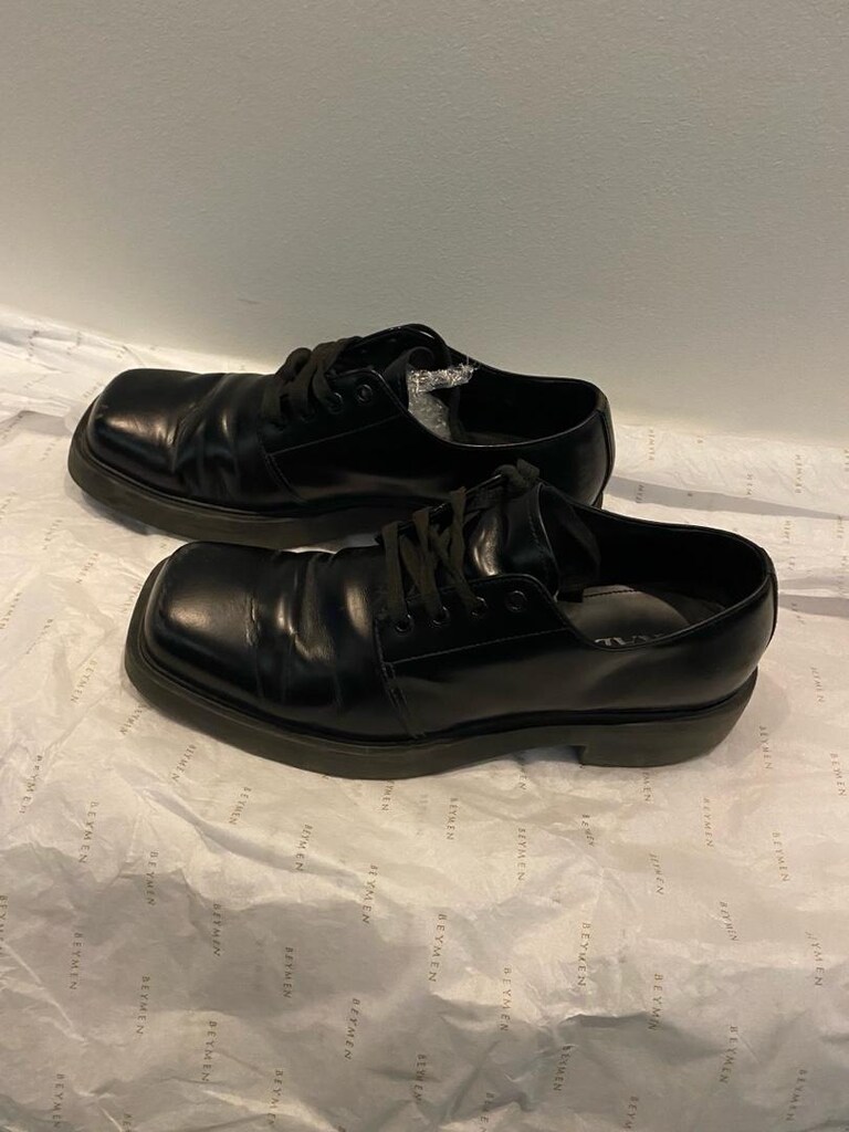 prada deri ayakkabı 42 no - 12