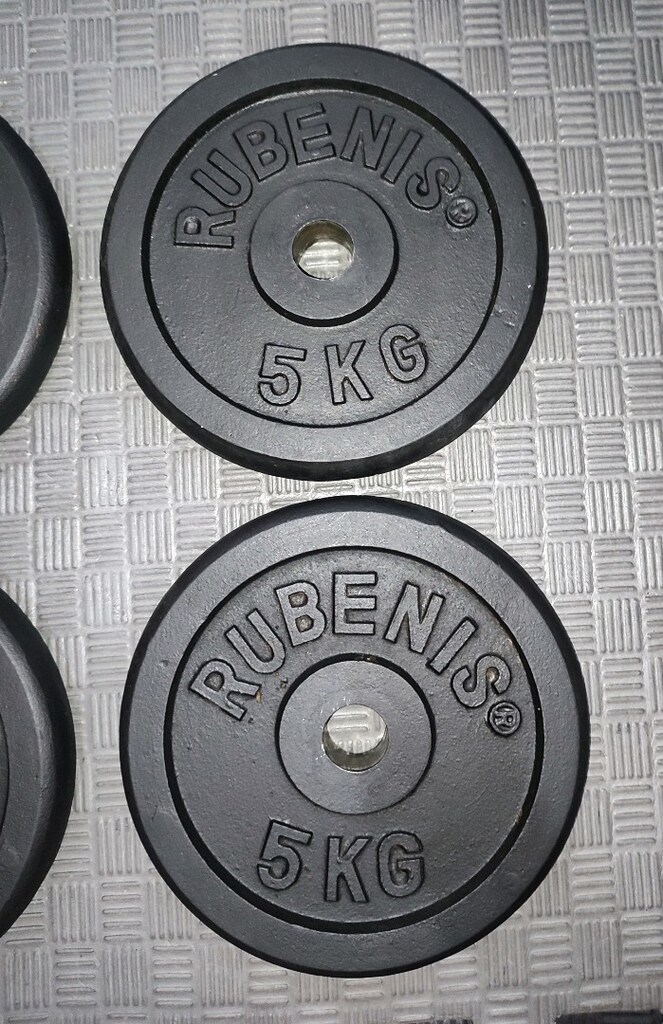 Rubenis 4x5 Kg Demir Döküm Ağırlık - 5