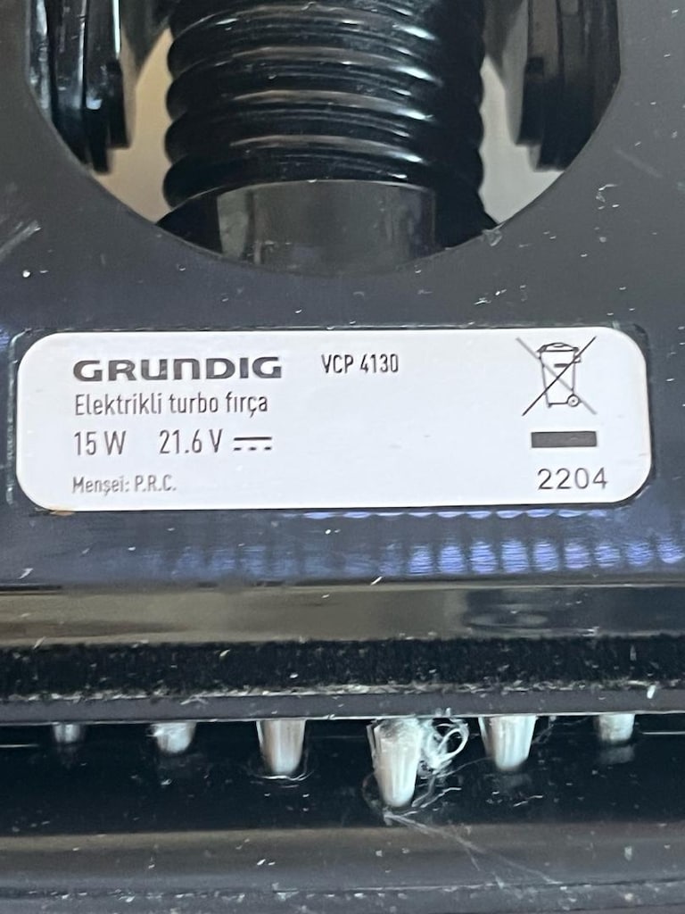 Grundig 4130 Süpürge baslık orijinal - 5