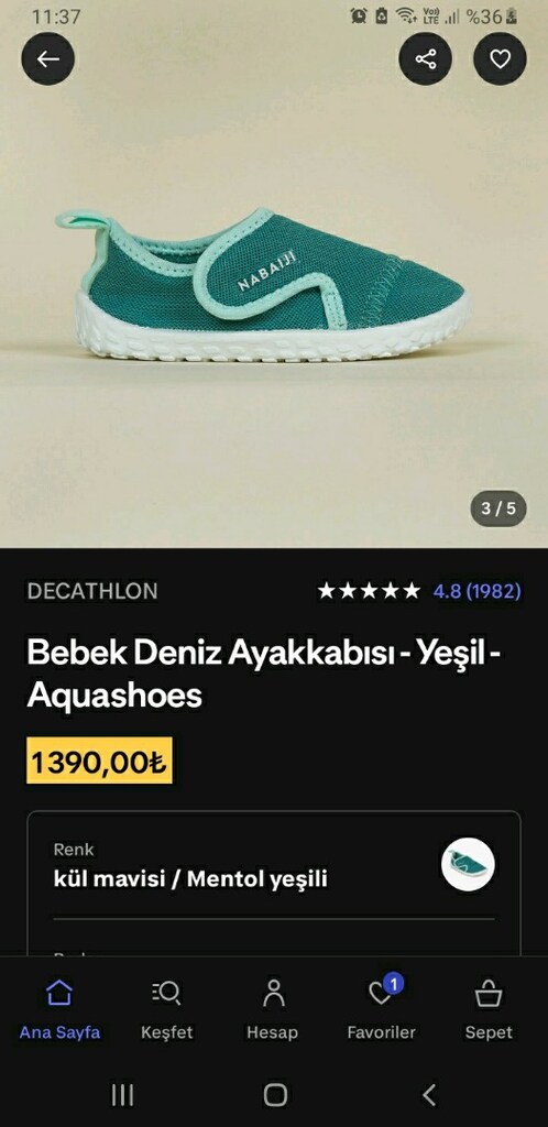 decathlon deniz ayakkabısı - 3