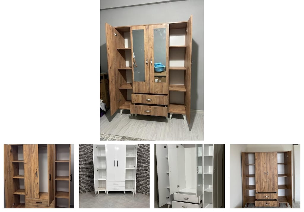4 kapaklı elbise dolabı nurtgmladn - 2