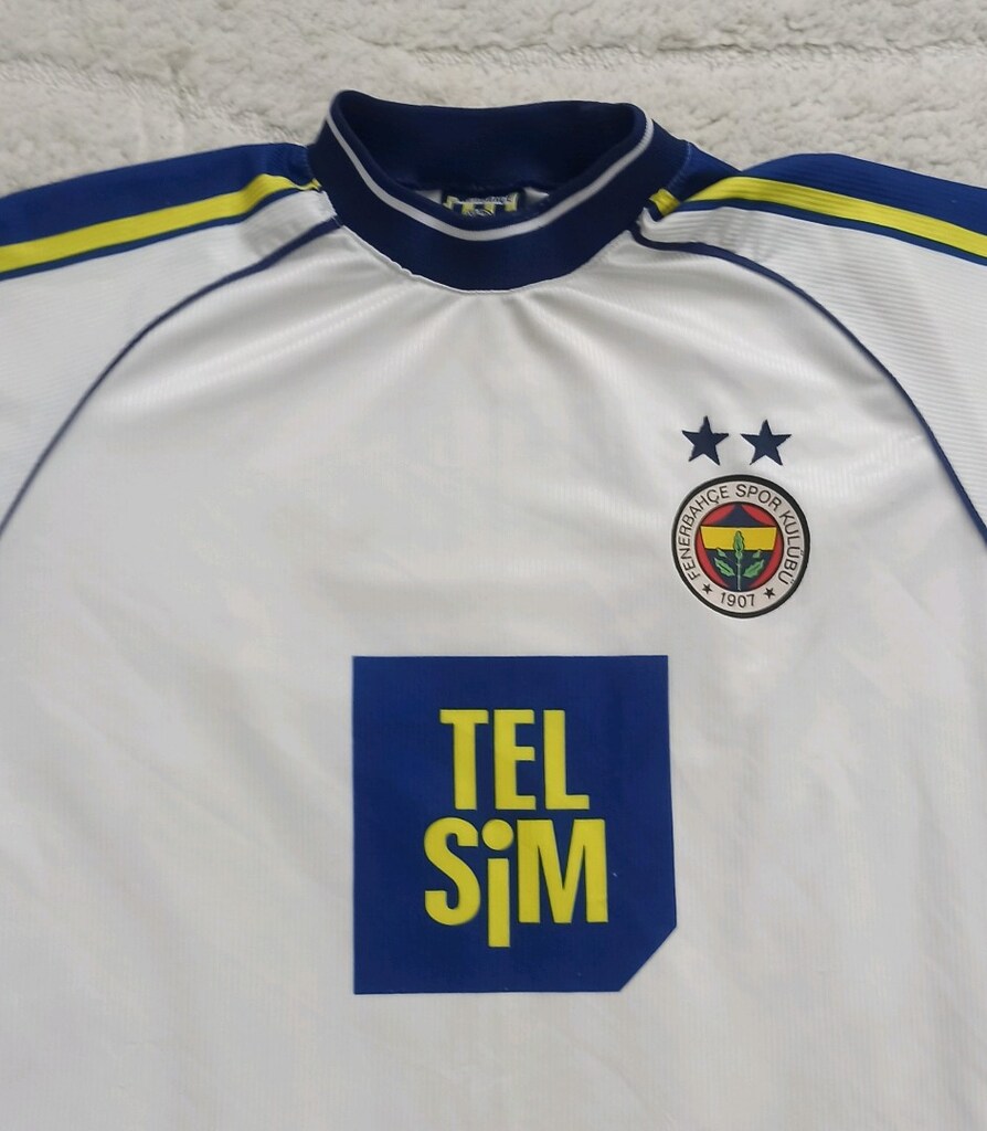 2000-2001 Uche Orijinal Fenerbahçe Deplasman Forma Fenerium - 3