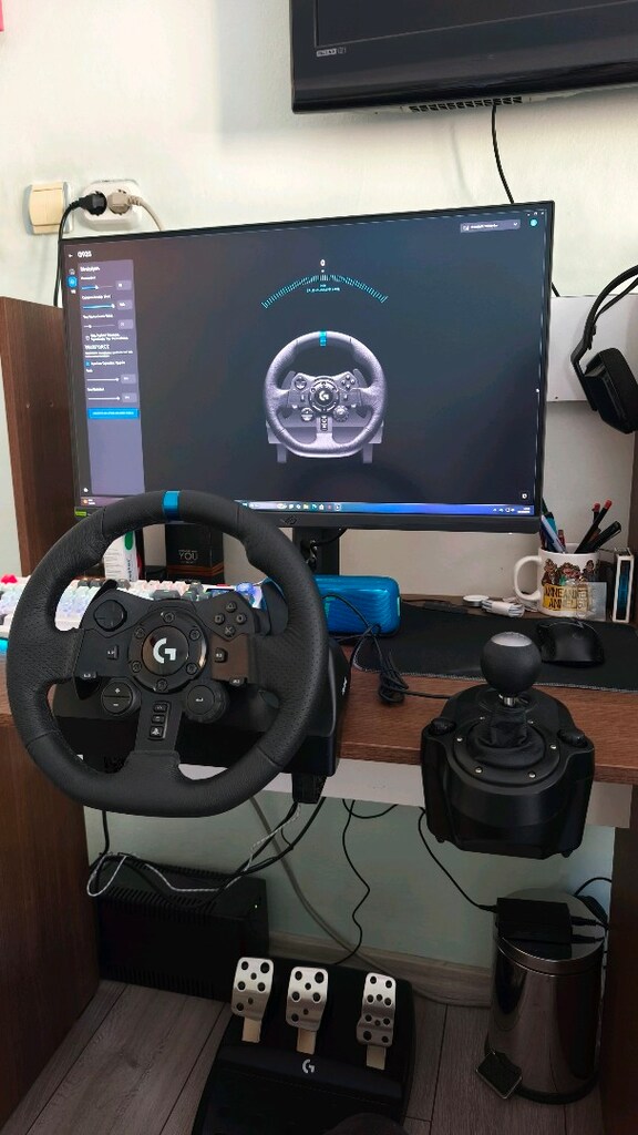 YENİ SÜRÜM LOGITECH G923 FORCE FEEDBACK+SHIFTER GARANTİLİ - 2