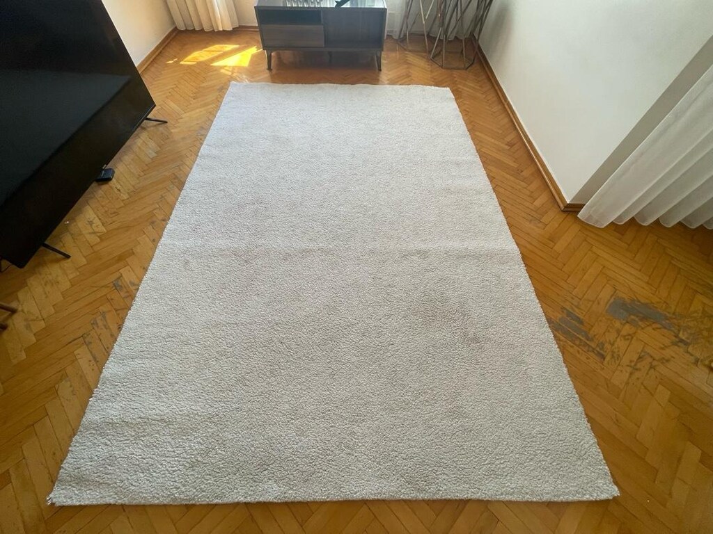 Krem rengi büyük halı - 4