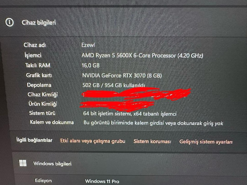 TEMİZ, GÜÇLÜ GAMING PC + FULL SETUP - 5
