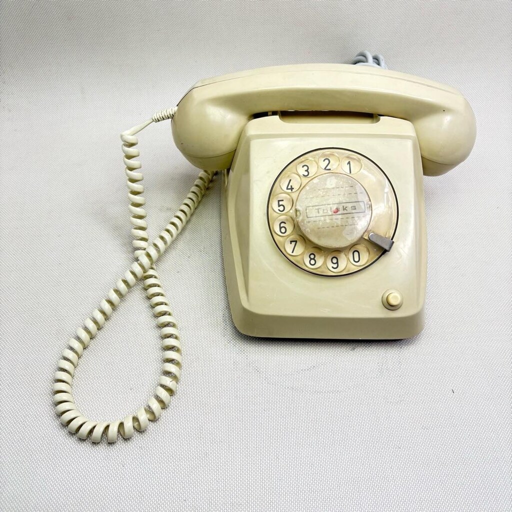 teleks Vintage çevirmeli telefon - 5