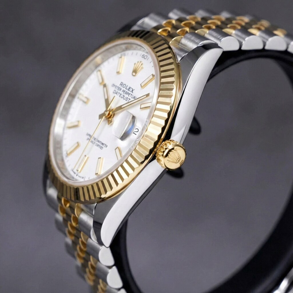 Rolex Datejust Beyaz - Altın Jübile - 3