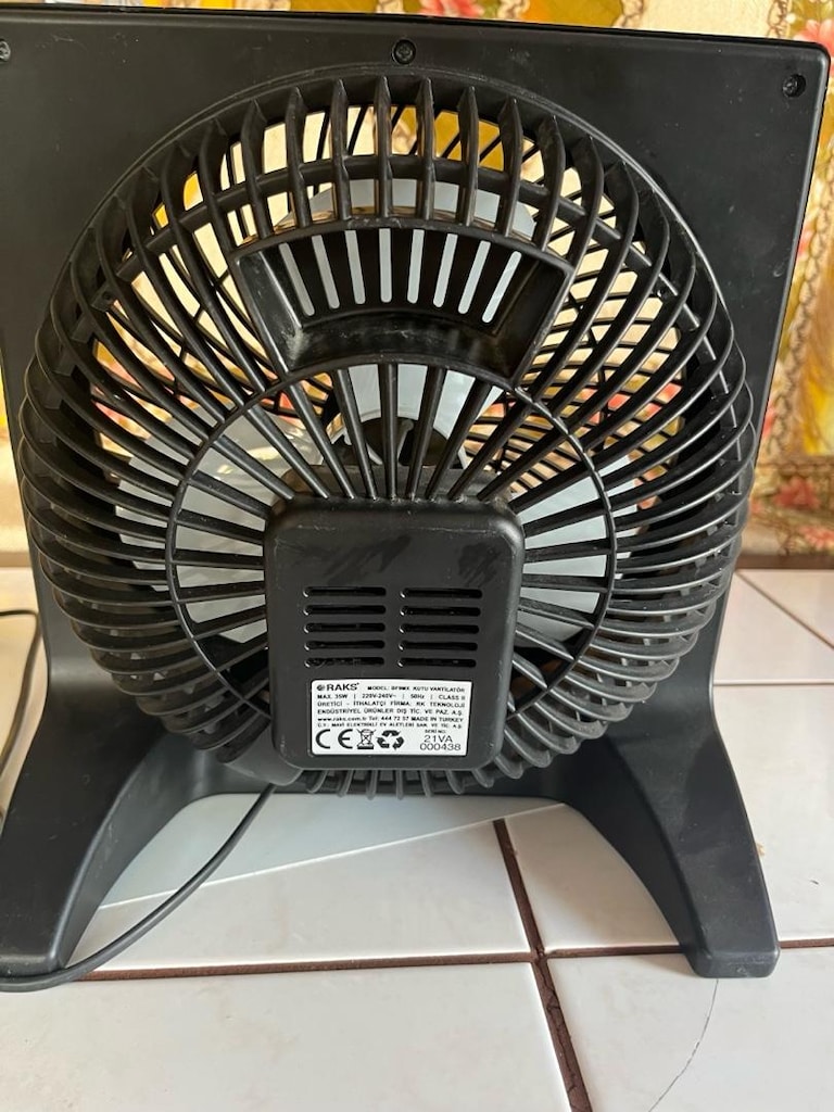 Raks BF 9 MX kutu tipi masa vantilatörü - 4