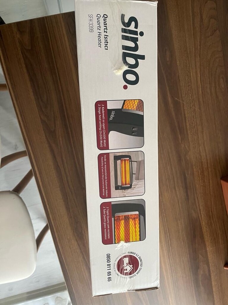 Sıfır kutusunda Sinbo ısıtıcı 3399 - 7