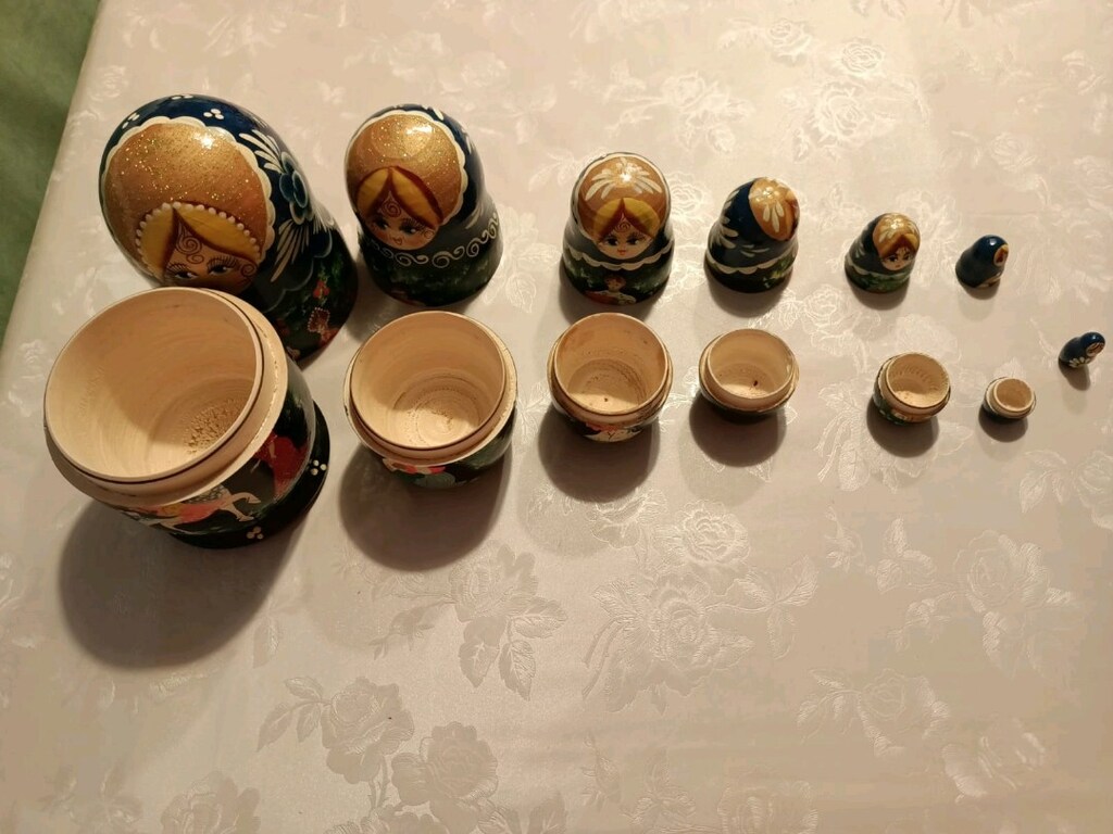 Orijinal Rus matruşka 7'li - 5