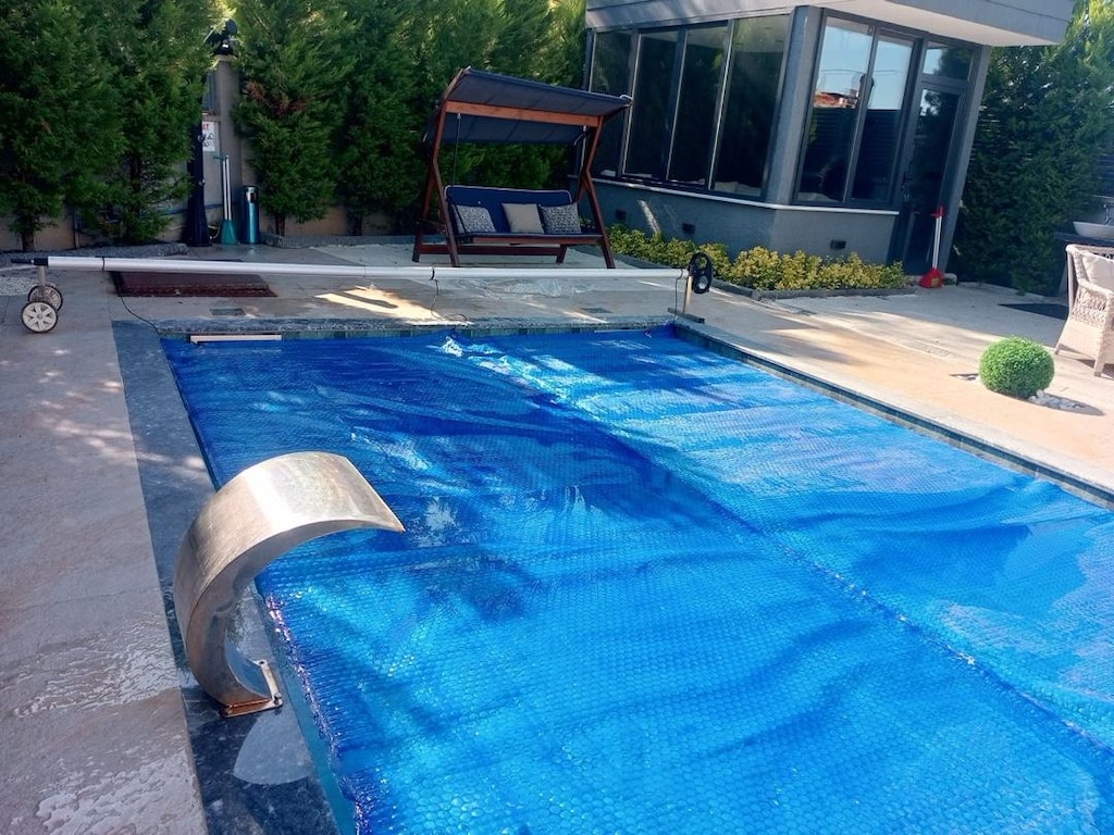 8×4 METRE SOLAR HAVUZ ÖRTÜSÜ – ISITMALI HAVUZLAR İÇİN (2 adet vardır) - 5