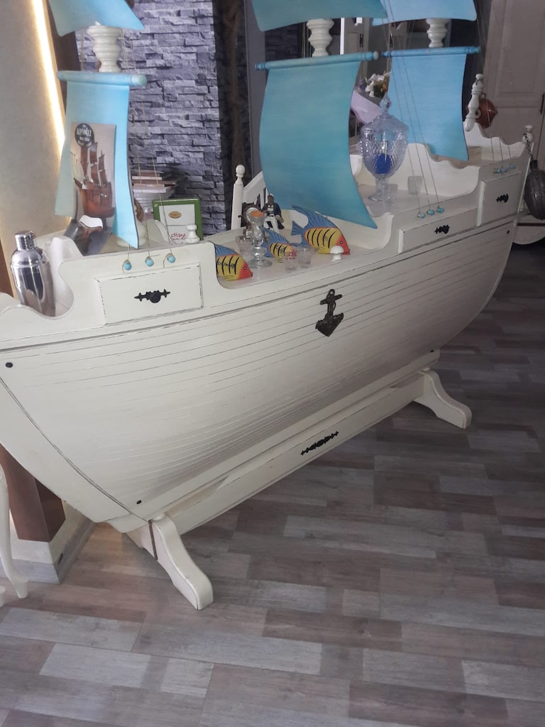 GEMİ BAR AHŞAP ŞARAPLIK BAR - 11