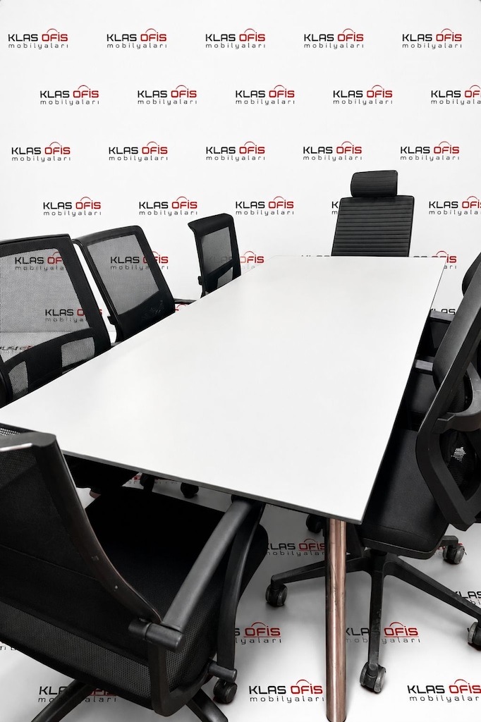 KLAS OFİS PENDİK 220x100 KOMPOZİT TOPLANTI MASASI İKİNCİ EL - 4