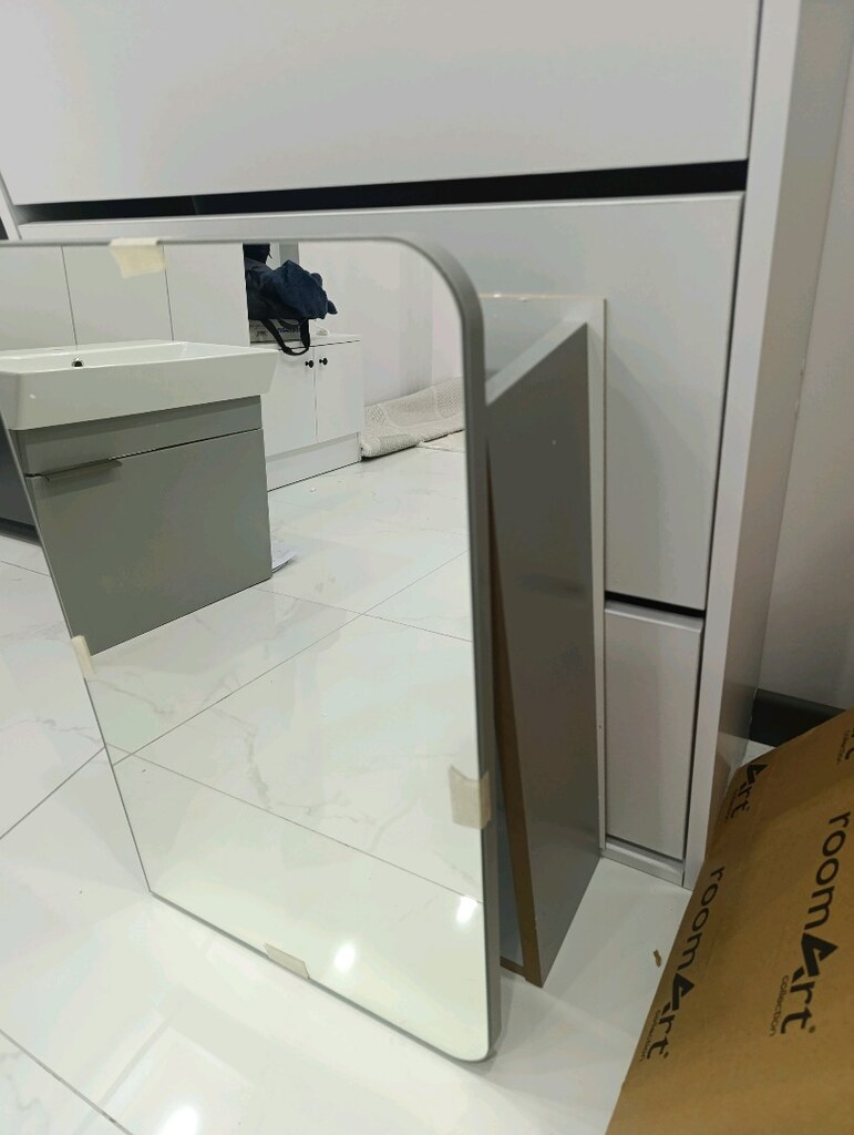 MDF Lam 59cm Aynalı Banyo dolabı - 12