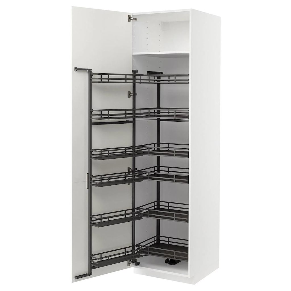 METOD VALLSTENA beyaz 60x60x220 cm kiler dolabı