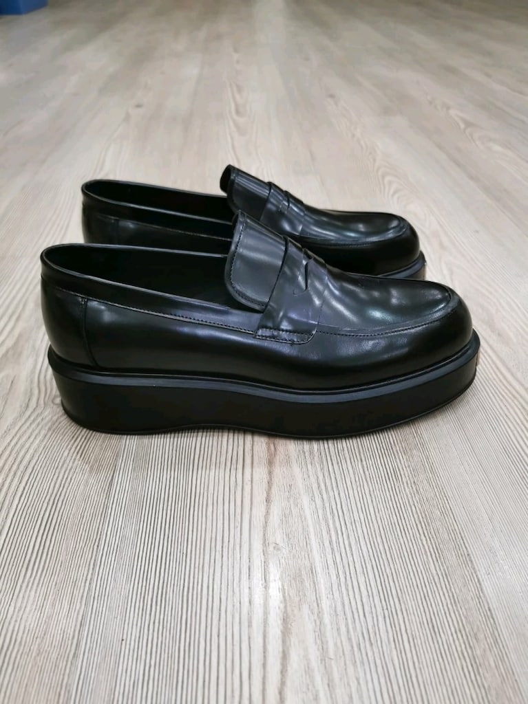 Dolce Gabbana Hakiki Deri Kalın Tabanlı Loafer Ayakkabı - 3