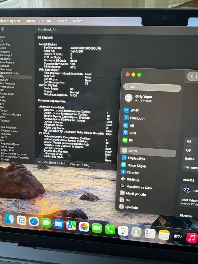 MACBOOK AİR M4 16 RAM (SIFIR GİBİ) - 6