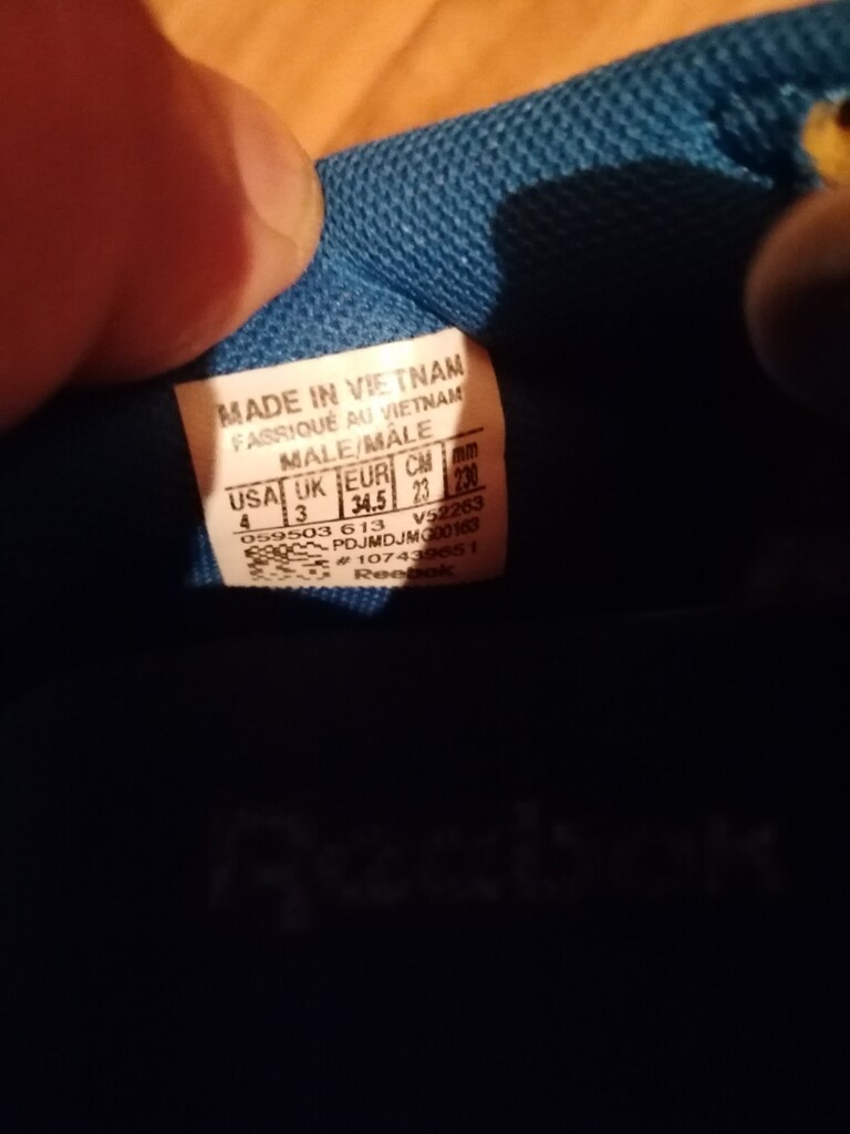 Orjinal reebok sıfır ayarında 34.5 numara bayan — görsel 7/7