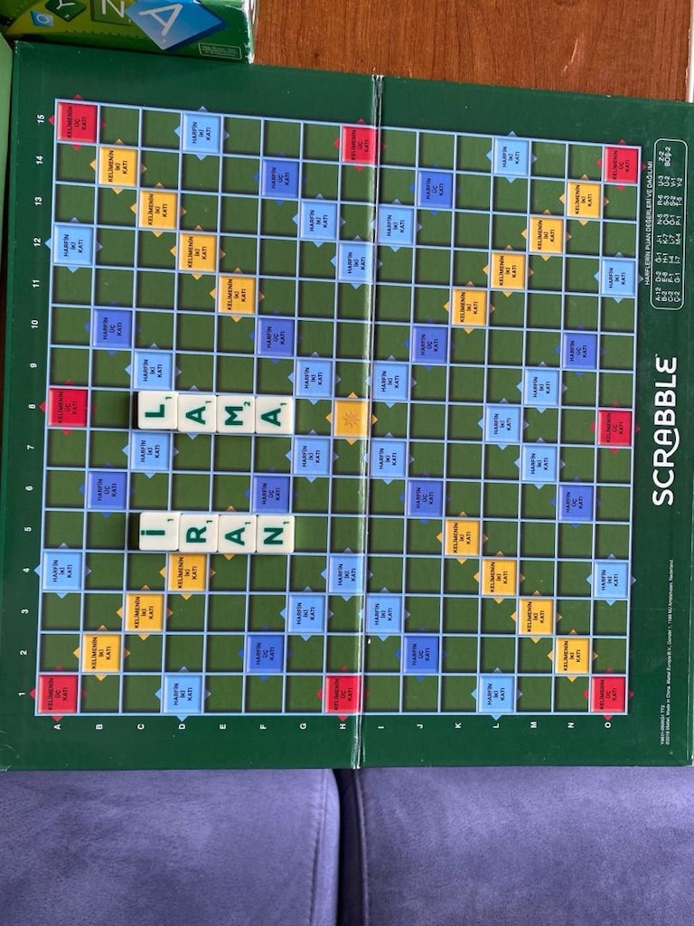 Orijinal Scrabble kelime oyunu, eksiksiz şekilde herşeyiyle - 4