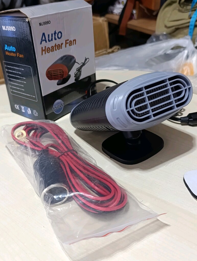 150W Araç İçi Isıtıcı ve Buğu Çözücü Fan - 4