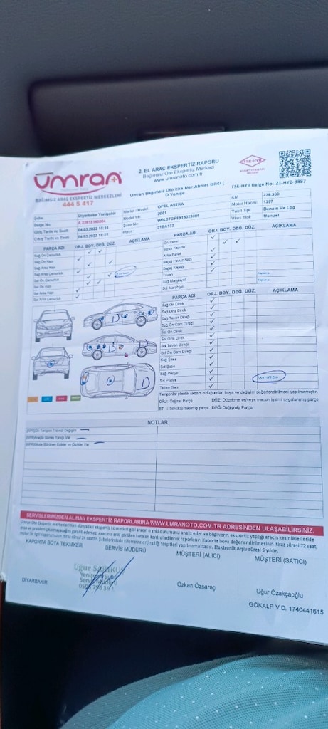 Memurdan Opel Astra 1.4 - 12