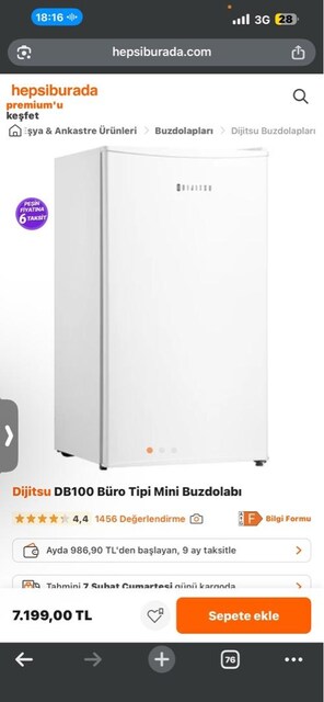 Dijitsu mini buzdolabi