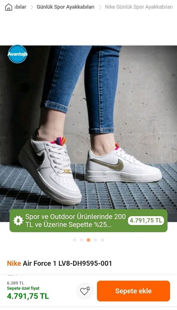 orjinal Nike Air Force1 yeni gibi 38 - 9