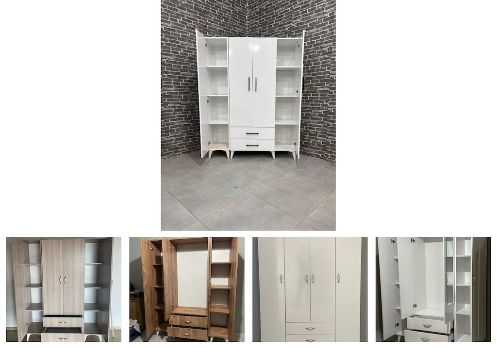 4 kapaklı elbise dolabı vbxgszyeoi - 2