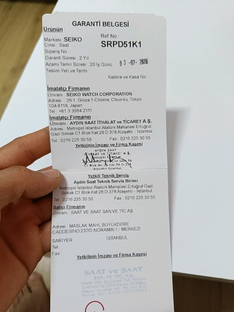 Sıfır Seiko 5 - 3