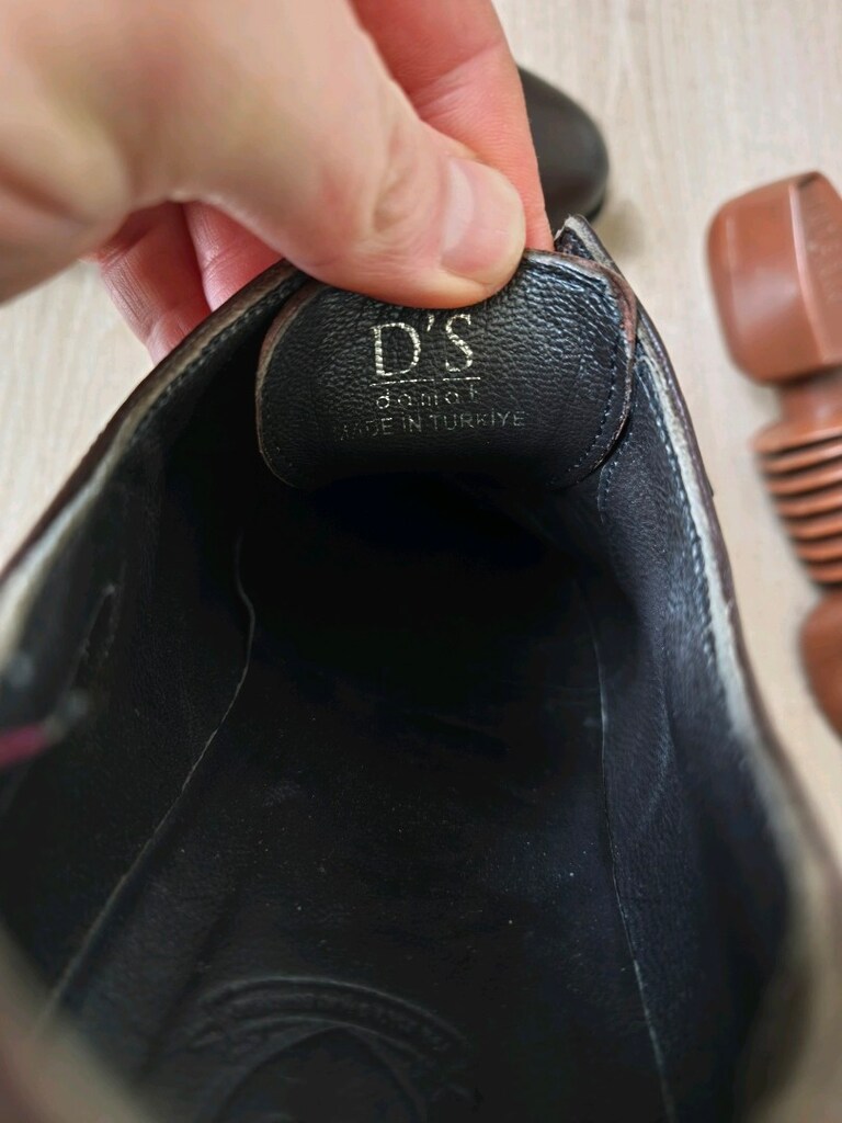 D'S damat orjinal kusursuz gerçek deri ayakkabı 40 - 6