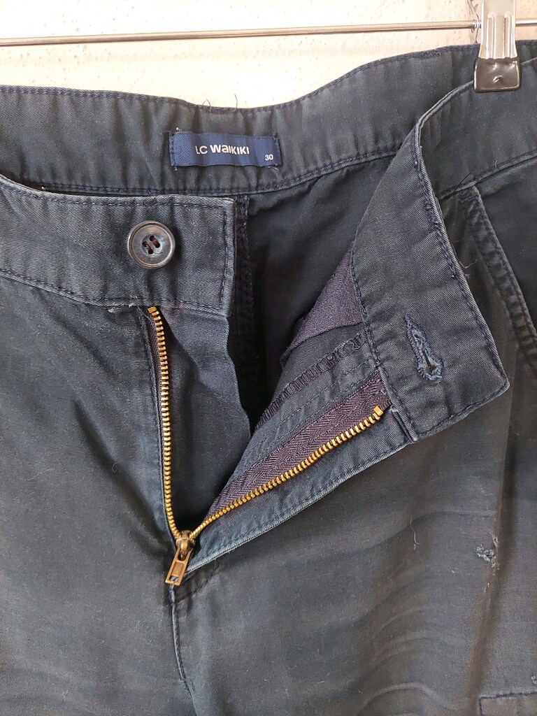 LCW erkek kargo cepli lacivert kapri - 15