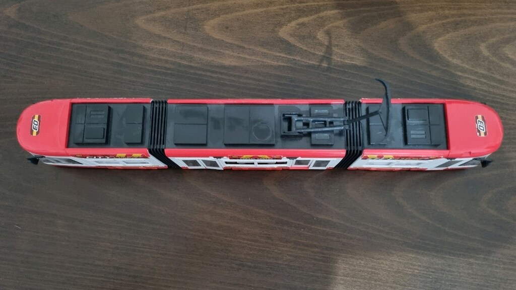 Dickie Toys Dickie Şehir Express Tramvayı - Kırmızı, 46cm - 4