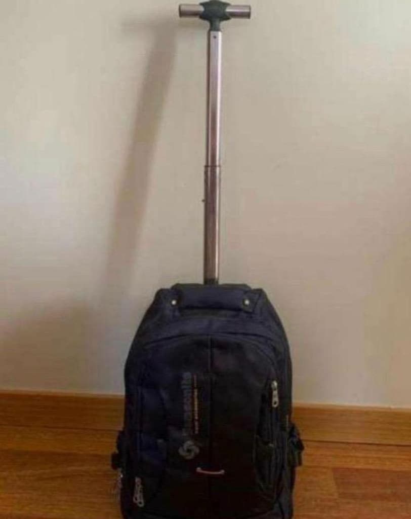 Samsonite çekçekli sırt çantası