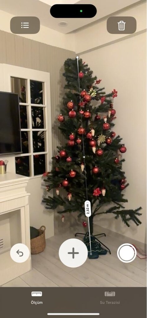Yılbaşı ağacı süsleri ile birlikte 220 cm boyunda - 2