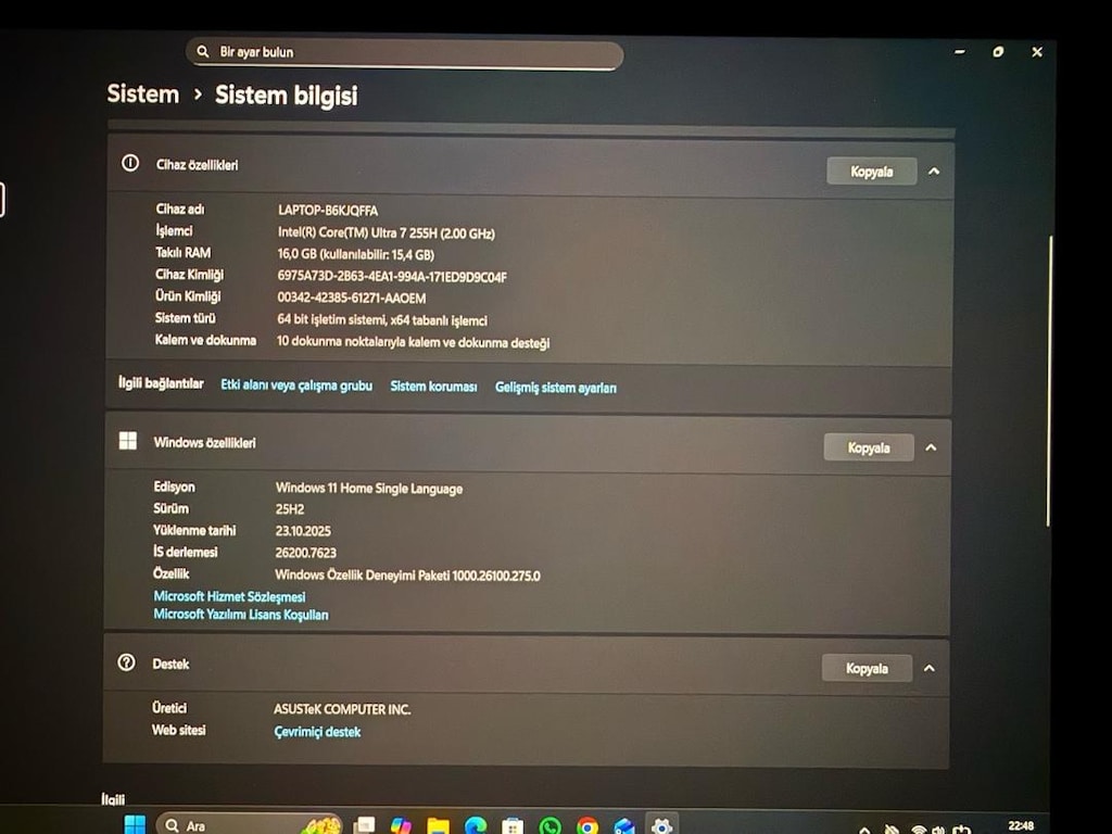 Asus zenbook 14' UX3405CA - 4