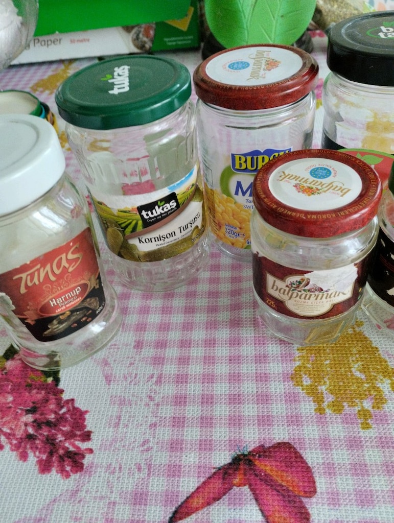 7adet 380/400 grlık, 2adet 225 gr lık kavanoz - 4