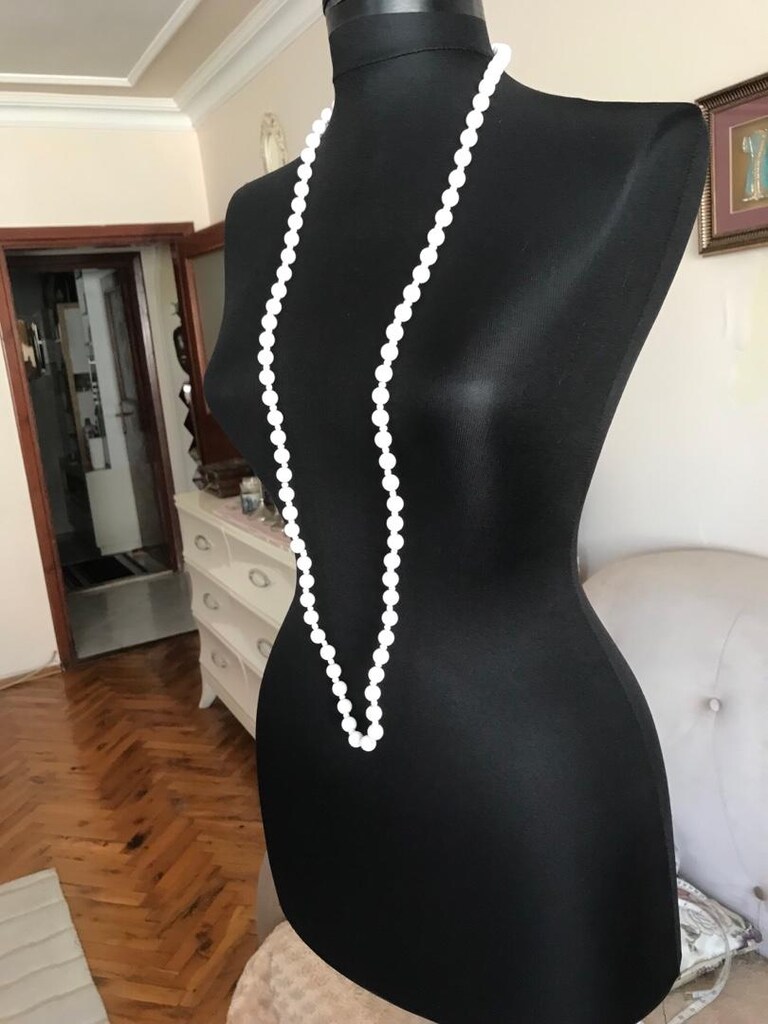 bayan kolye 2 model mavili 650 beyaz 500 tlbuğün gel al - 6