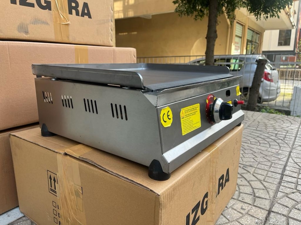 ALPİNA 50 CM SAC PLEYT IZGARA DOĞALGAZ CE BELGELİ SIFIR GARANTİLİ - 4