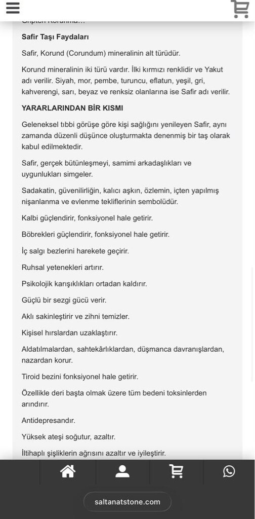 Yakut Zümrüt Safir Doğaltaş Kolye - 12