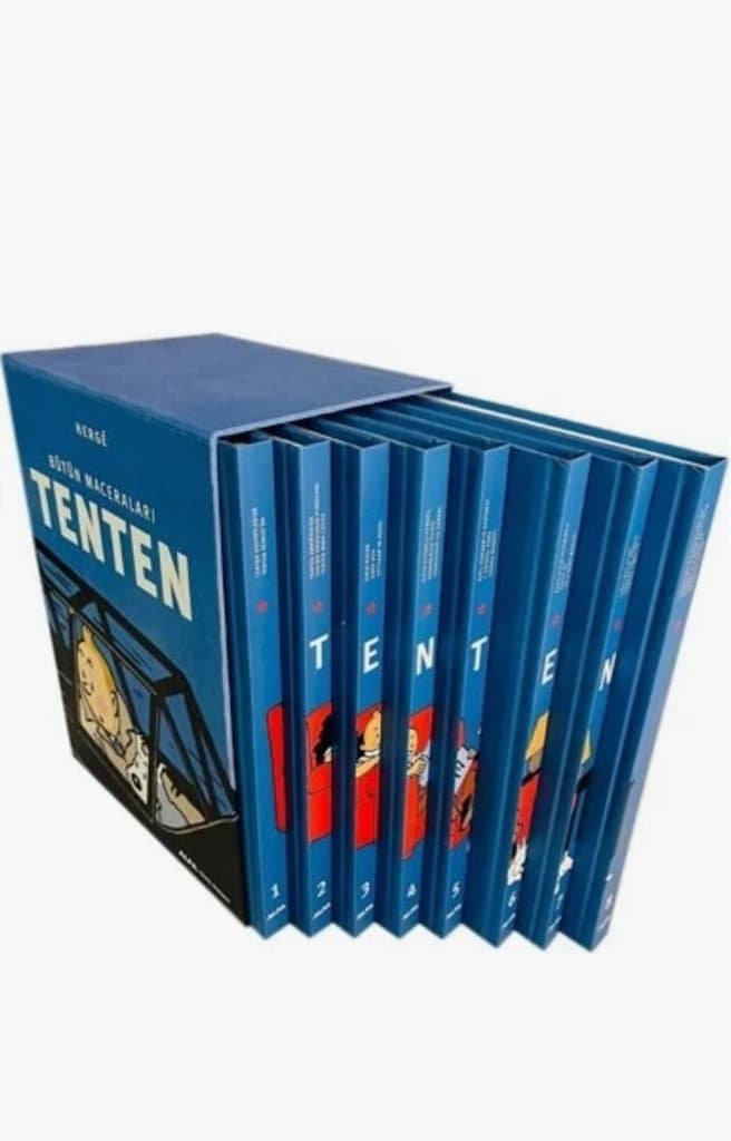 Tenten serisi ciltli orijinal 8 kitap takım