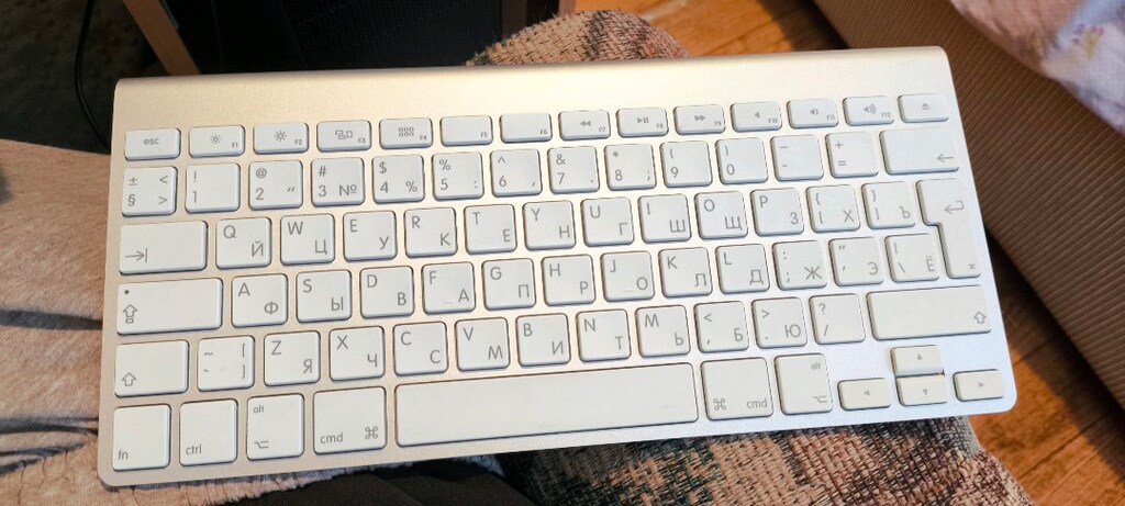 Apple Wireless Keyboard (Model No: A1314) kablosuz klavye - 4