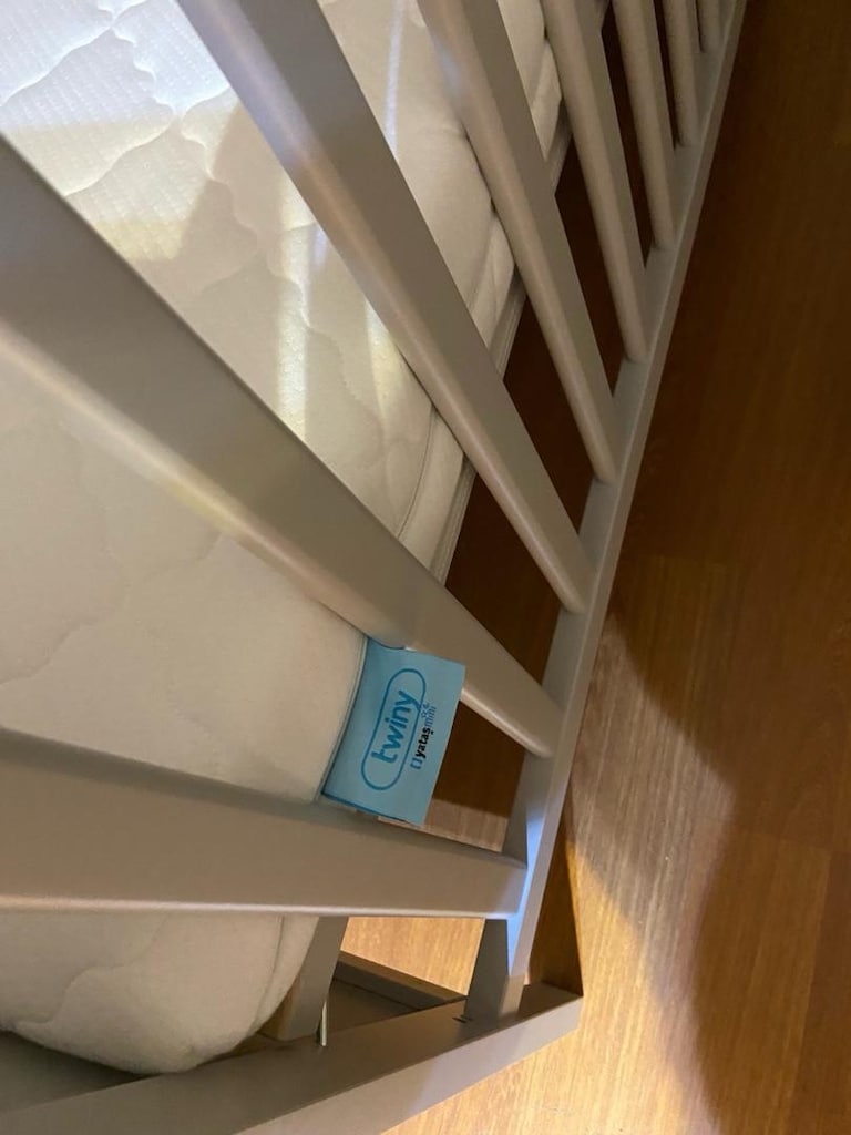Ikea sundvik bebek karyola ve yataş yatak - 3