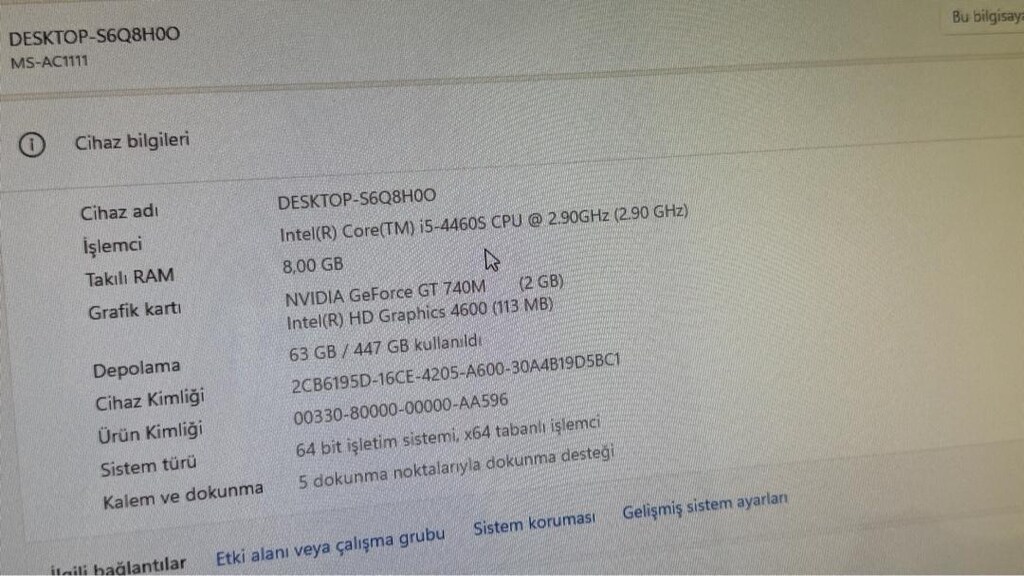 2.EL MSI ALL IN ONE İ5 BİLGİSAYAR - 3