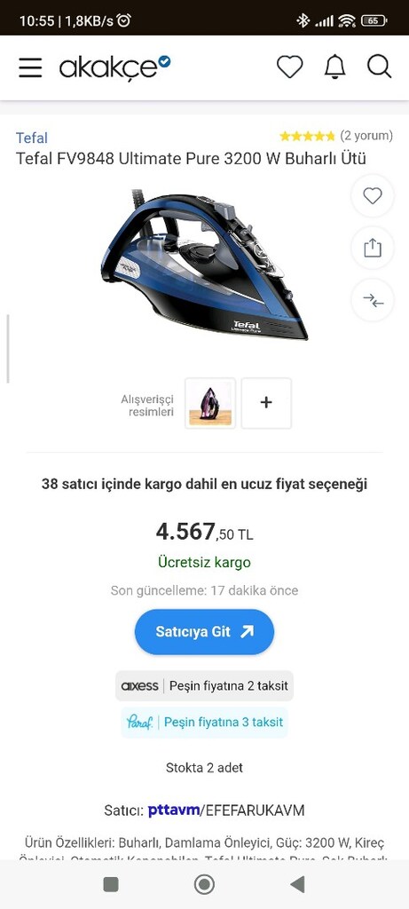 TEFAL 0 ÜRÜN FV9548EO - 11